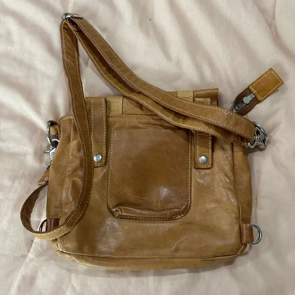 Better Life Bags Leather and Blue Women's Crossbody Bag - Picture 5 of 5